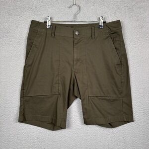 Lululemon Shorts Mens 32 Green‎ Weekender 9" Casual Stretch Preppy Chino Gorp
